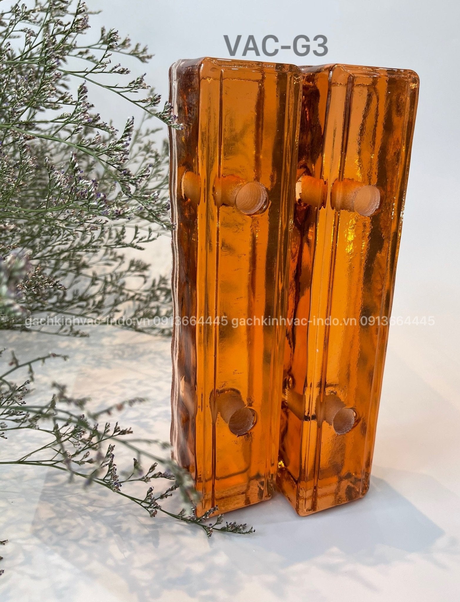 GẠCH KÍNH KHỐI ĐẶC LỖ G3 - Daisan Store