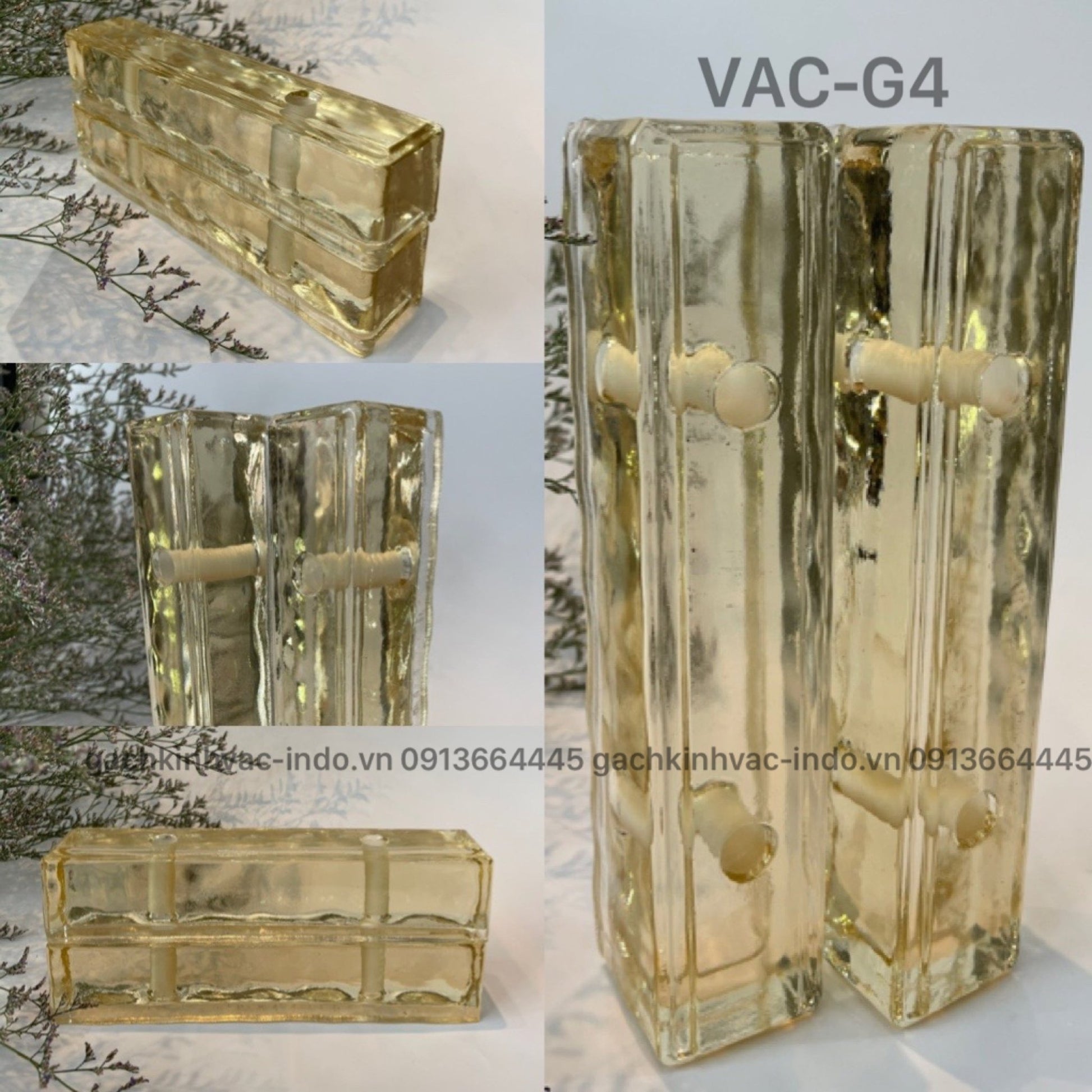 GẠCH KÍNH KHỐI ĐẶC LỖ G4 - Daisan Store