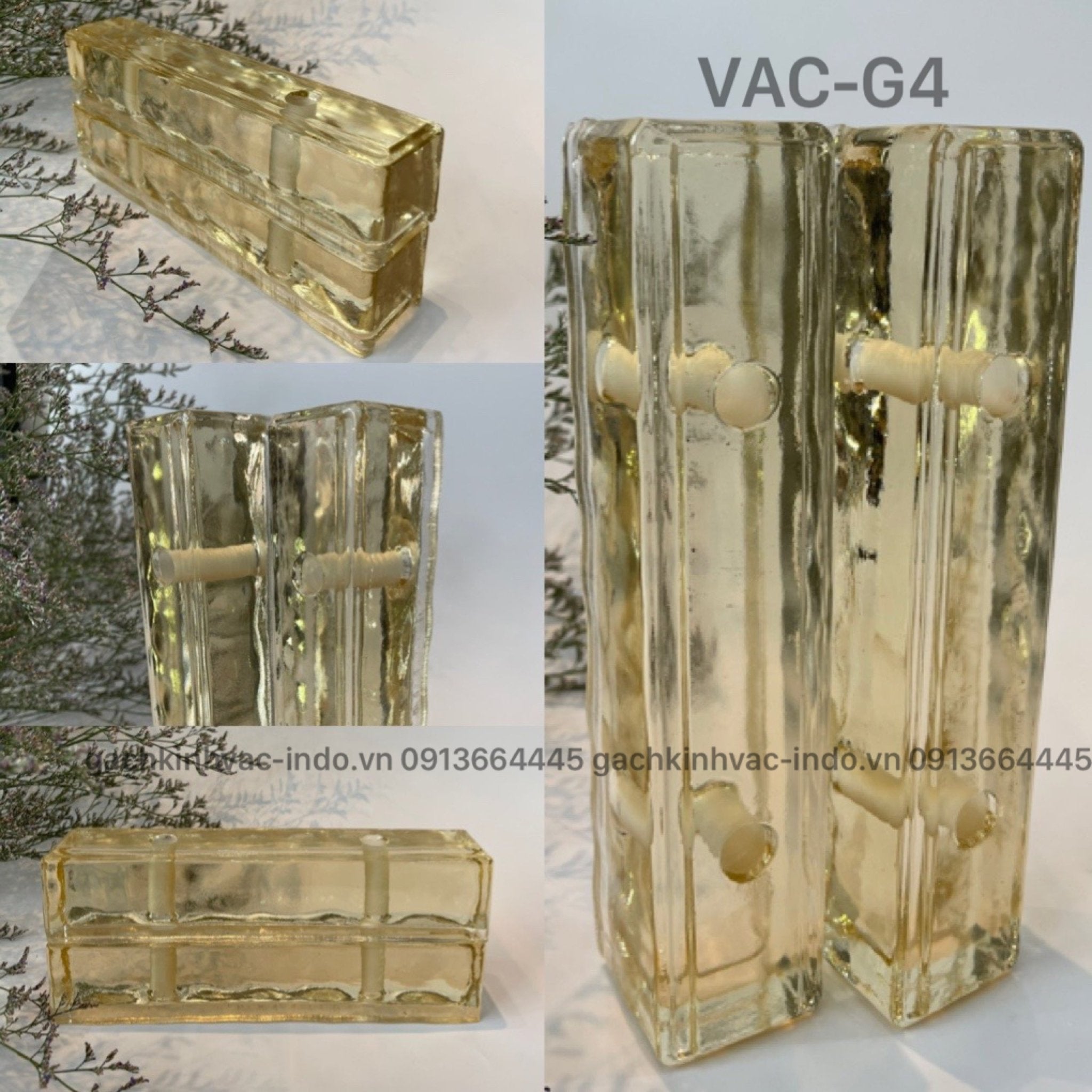 GẠCH KÍNH KHỐI ĐẶC LỖ G4 - Daisan Store