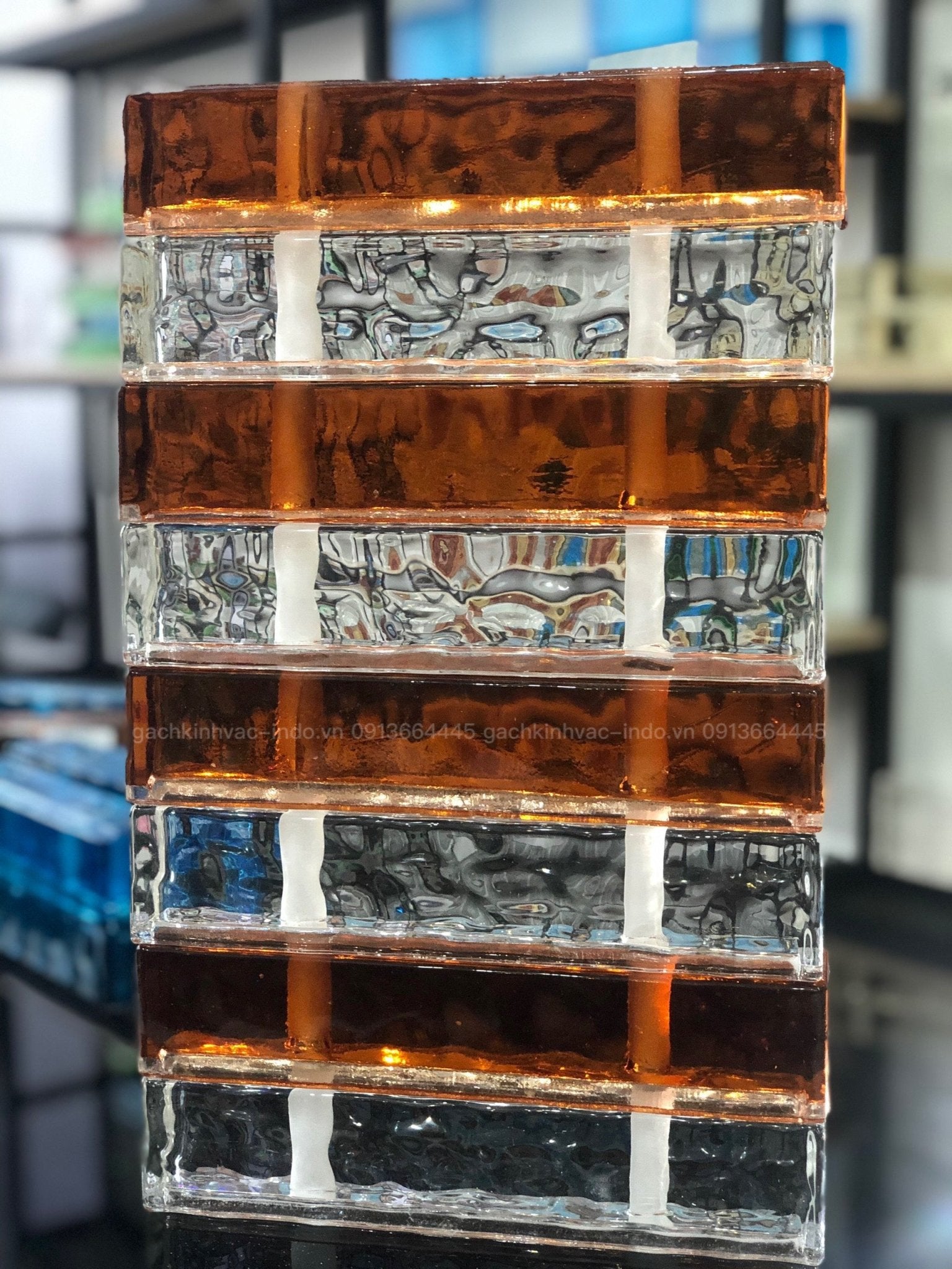 GẠCH KÍNH KHỐI ĐẶC LỖ G5 - Daisan Store