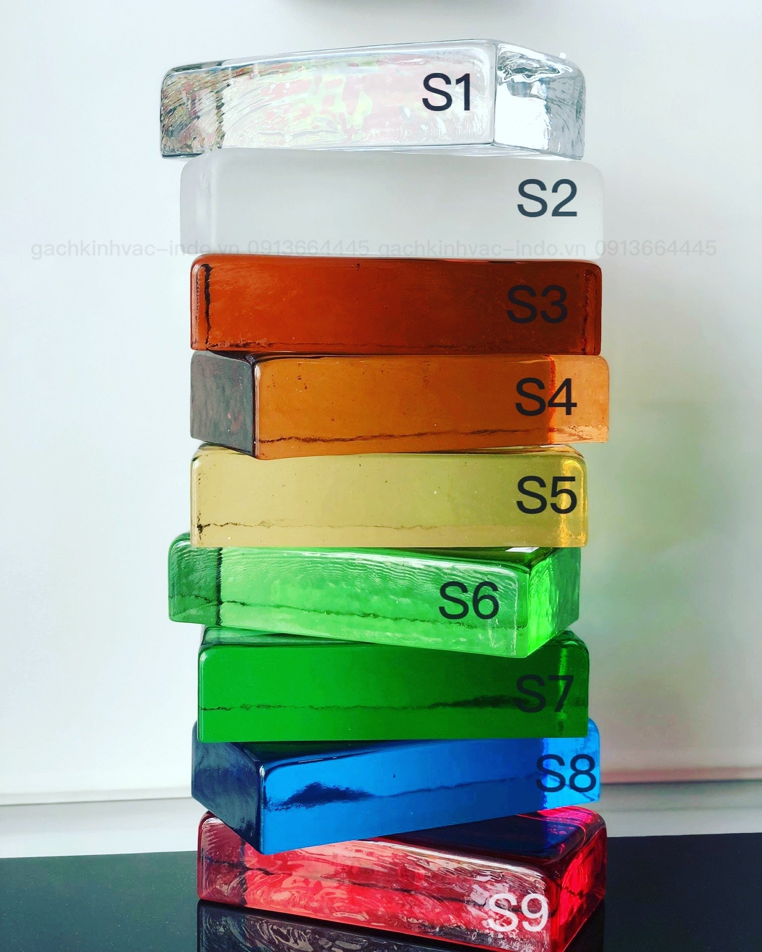 GẠCH KÍNH KHỐI ĐẶC S7 - Daisan Store