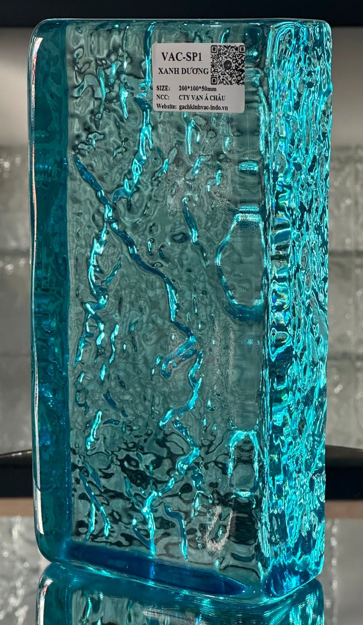 Gạch kính Khối Đặc SP1 Xanh Dương - Daisan Store