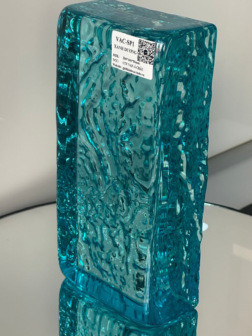 Gạch kính Khối Đặc SP1 Xanh Dương - Daisan Store