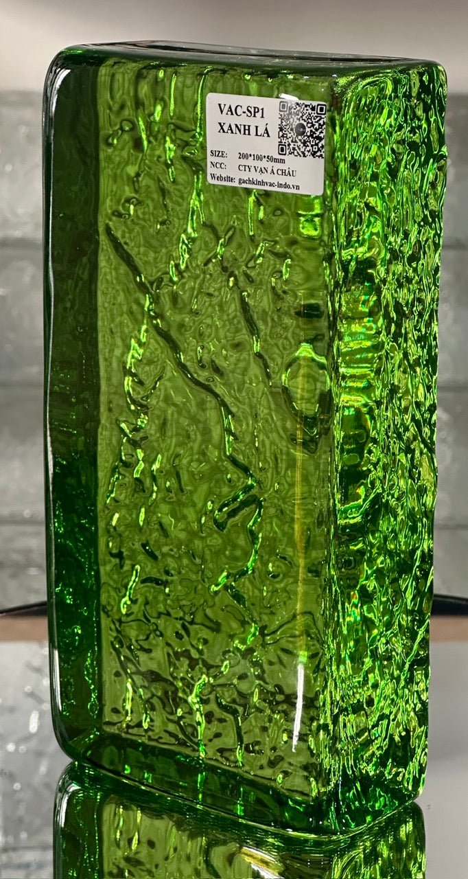 Gạch Kính Khối Đặc SP1 Xanh Lá - Daisan Store