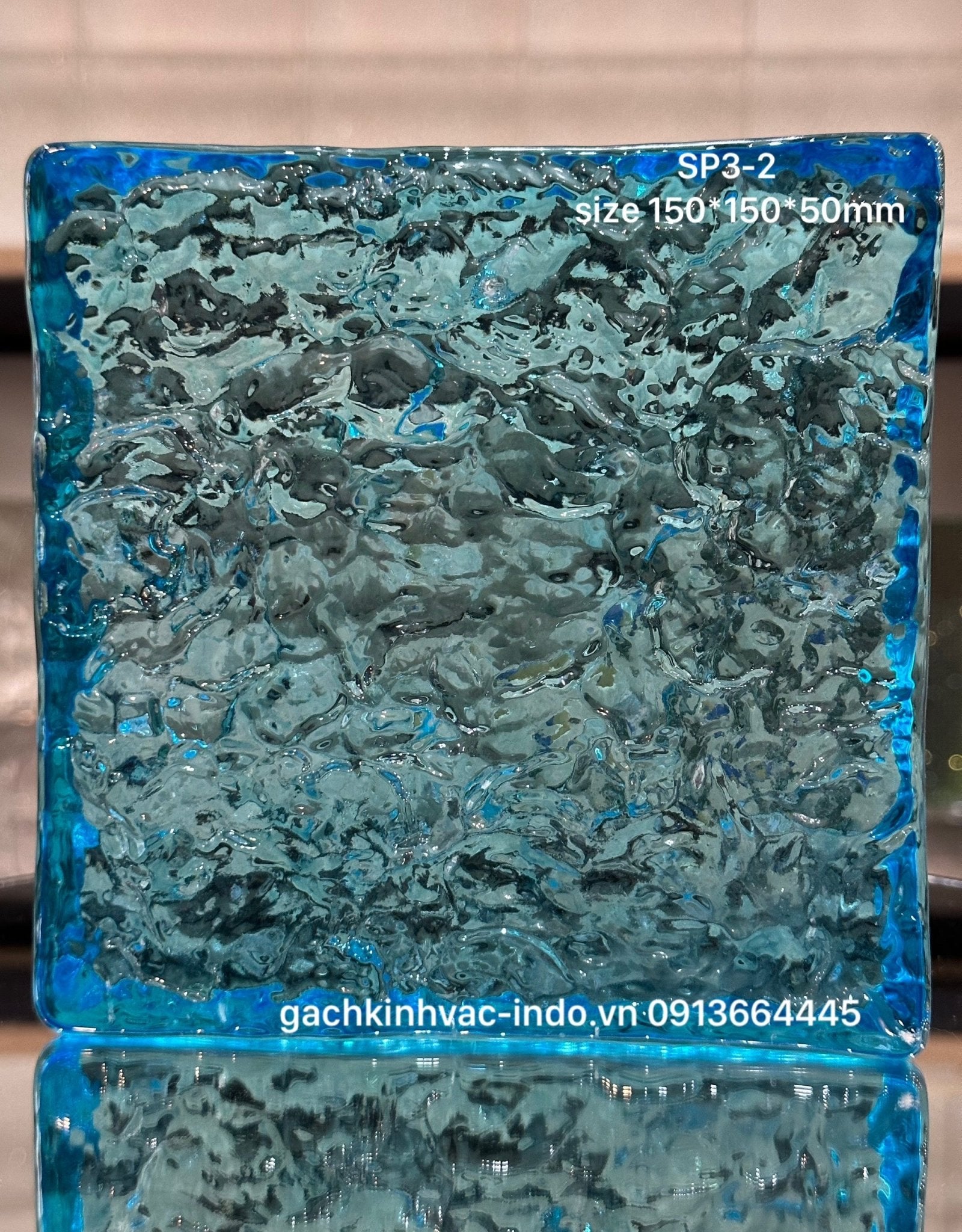 Gạch Kính Khối Đặc SP3 - 2 Xanh Nhạt - Daisan Store