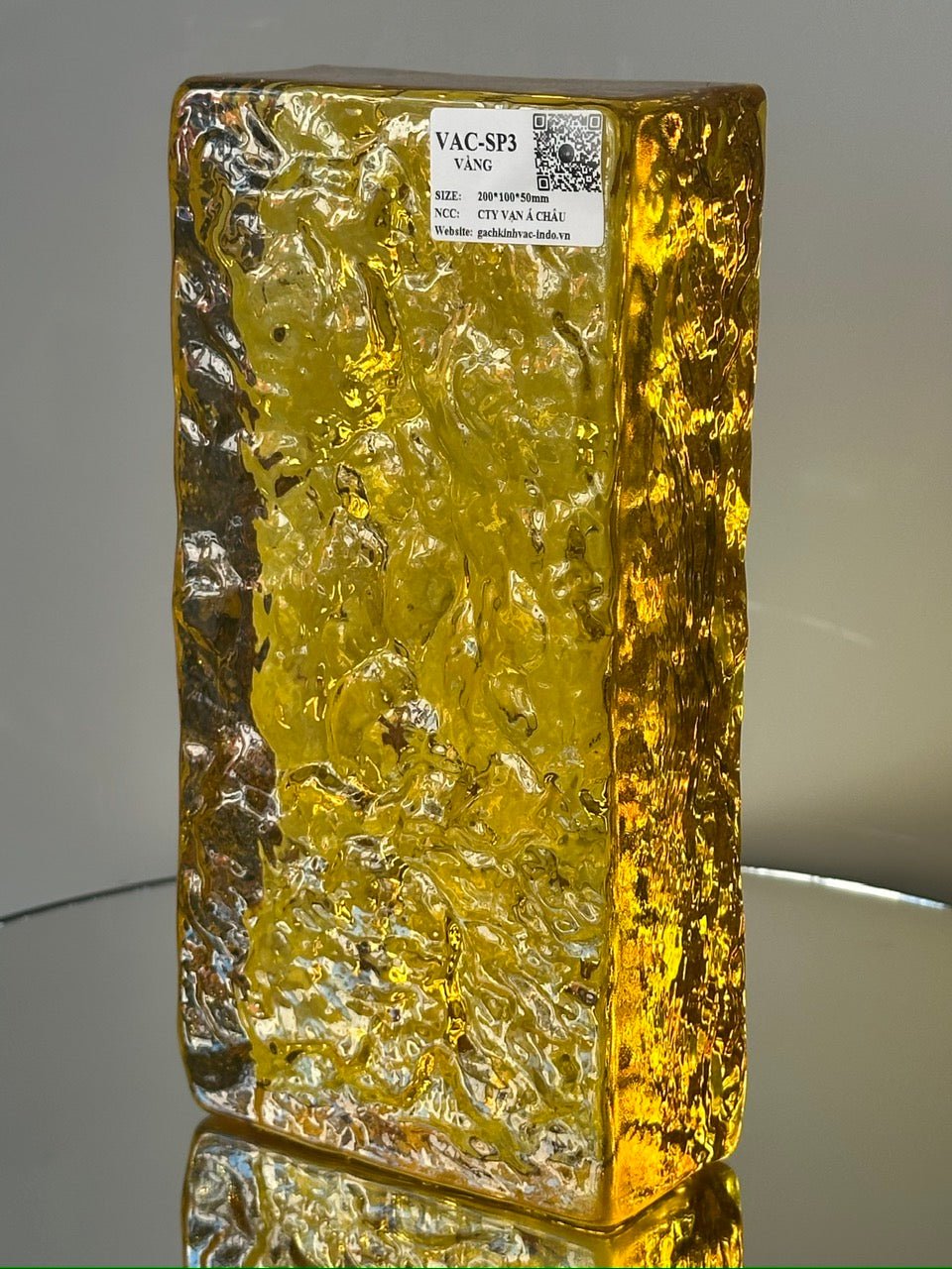 Gạch Kính Khối Đặc Sp3 - Vàng - Daisan Store