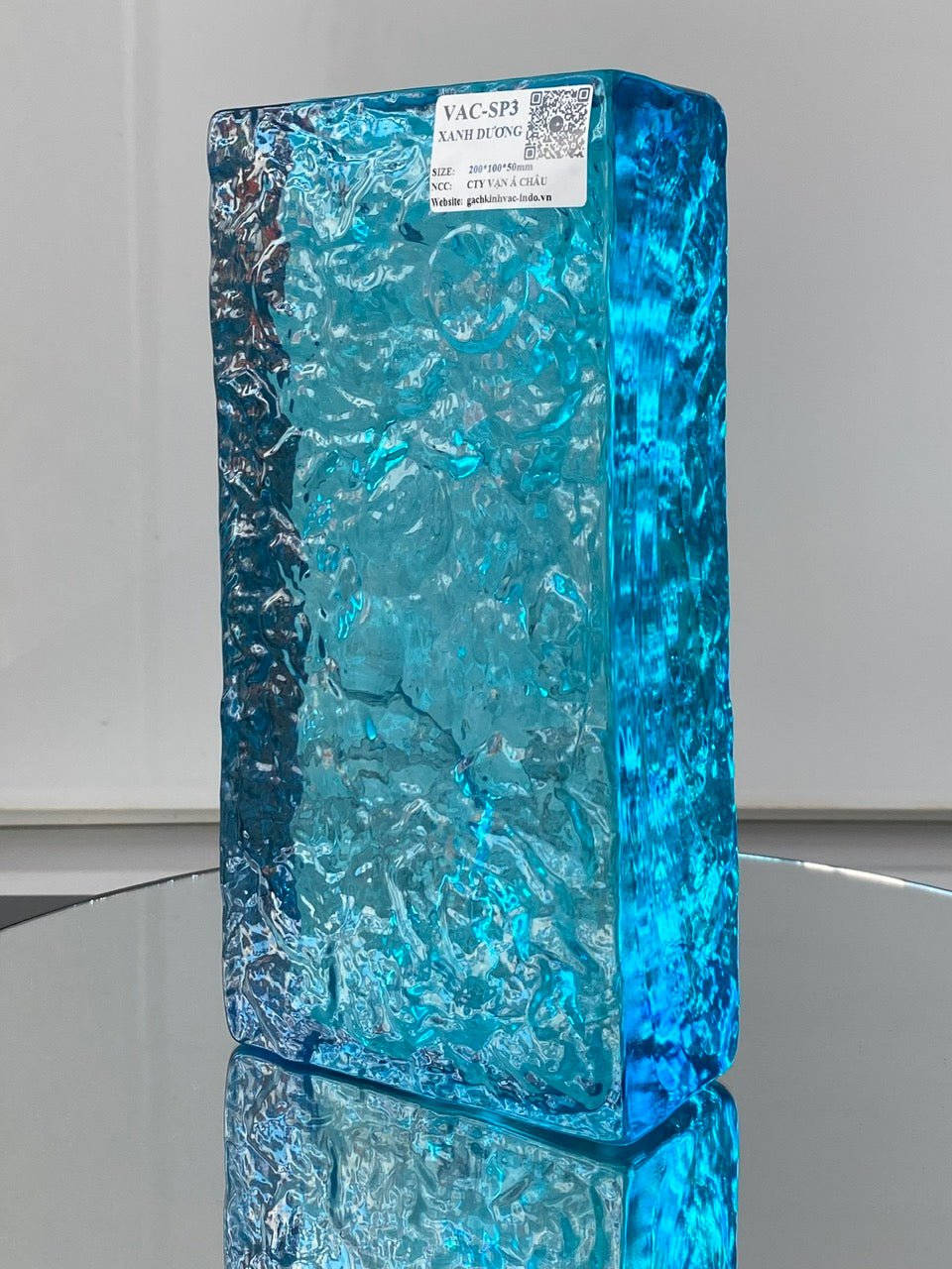 Gạch Kính Khối Đặc SP3 - Xanh Dương - Daisan Store