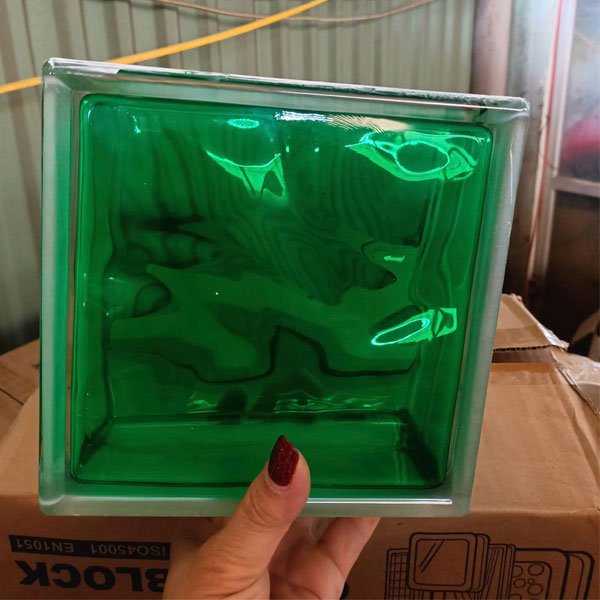 Gạch kính màu Trung Quốc 19x19x8cm - Daisan Store