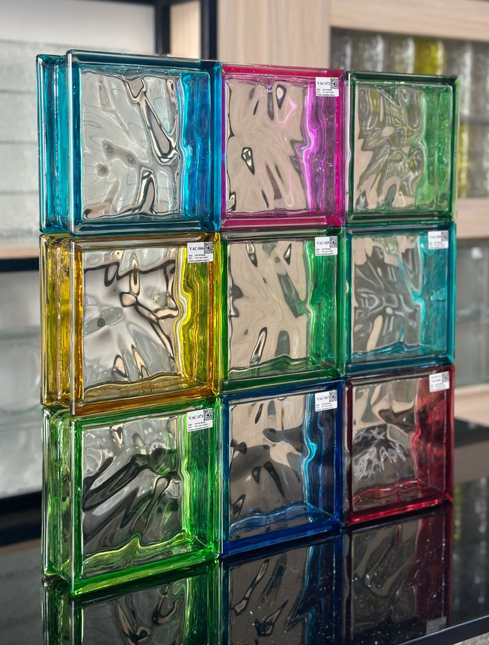 Gạch Kính Vân Mây Đỏ VAC - 065 - Daisan Store