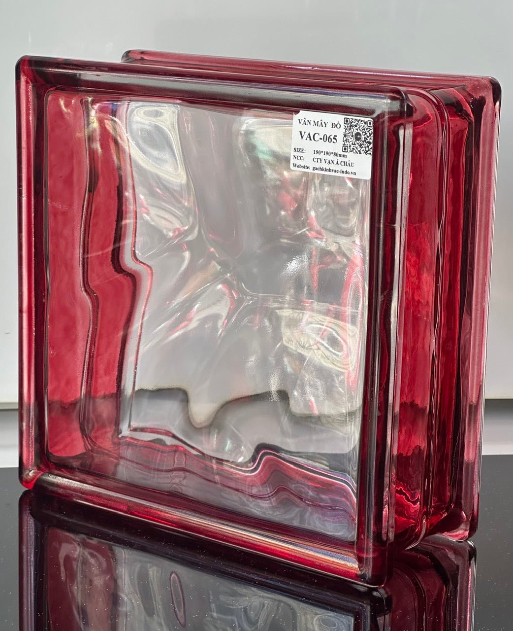 Gạch Kính Vân Mây Đỏ VAC - 065 - Daisan Store