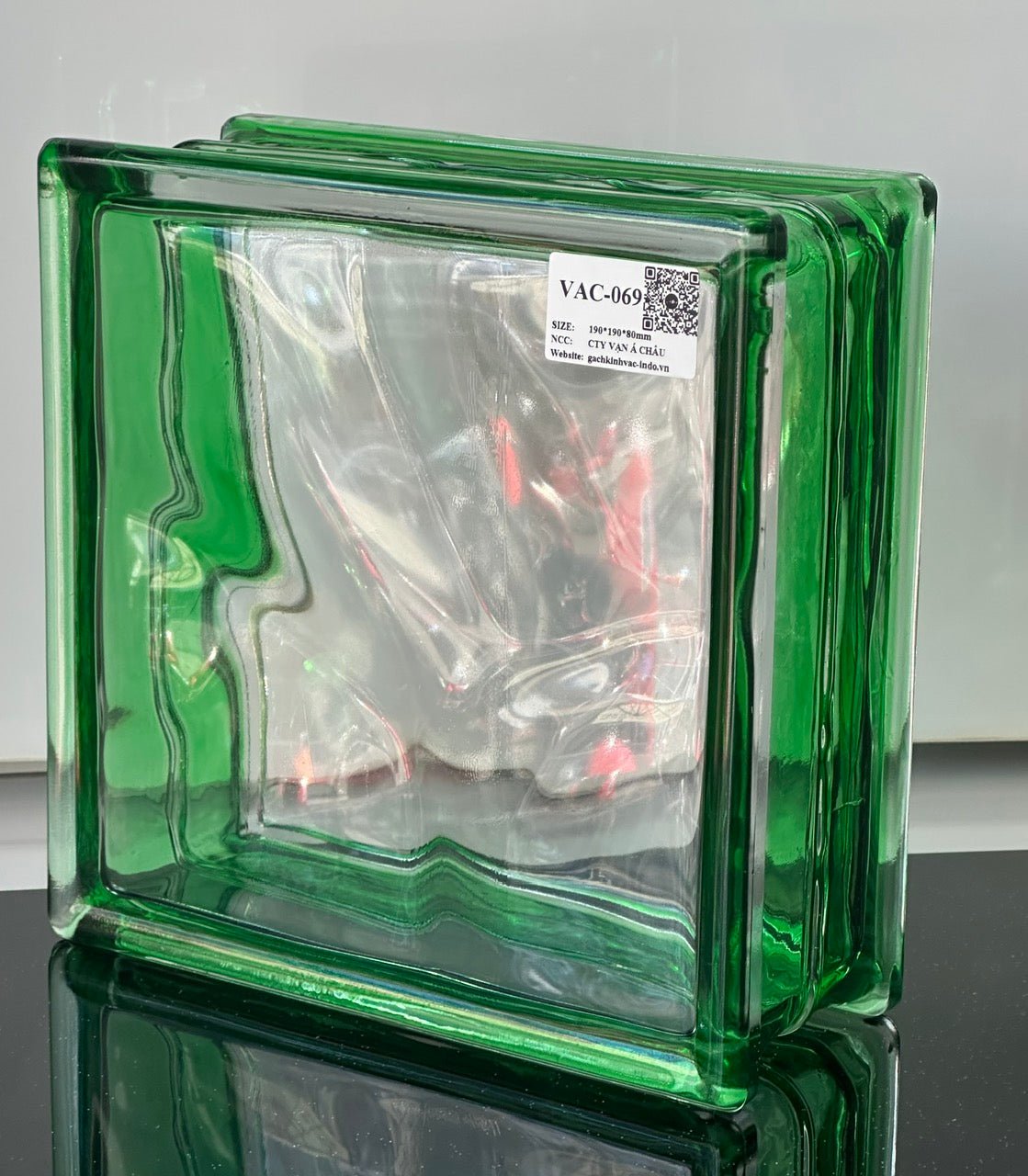 Gạch Kính Vân Mây Xanh Lá VAC - 069 - Daisan Store