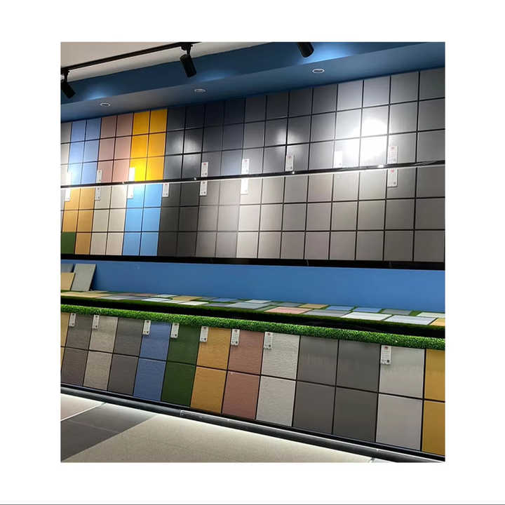 Gạch lát nền bằng sứ vuông 600x600 ngoài trời chất lượng cao, thiết kế hiện đại, độ dày 12mm, độ dày 150x150mm, chức năng chịu lửa - Daisan Store