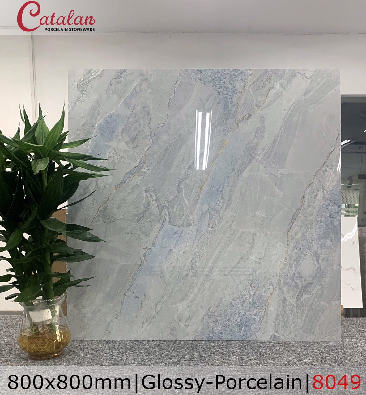 Gạch lát nền Catalan 80×80 vân đá xanh 8049 - Daisan Store