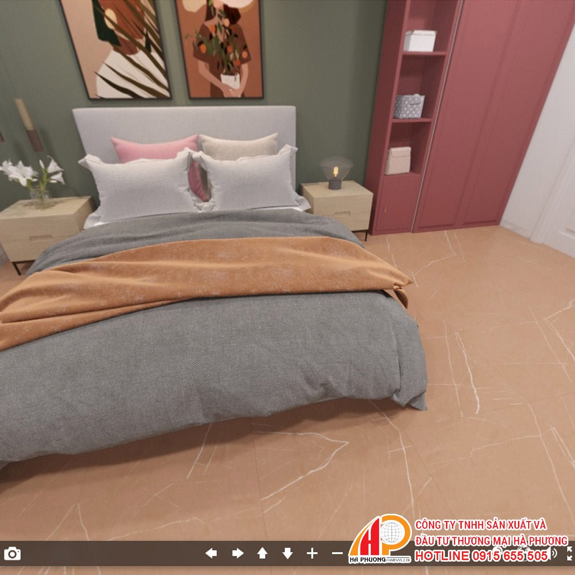 Gạch lát nền men khô Thạch Bàn PGM60 - 0235 - Daisan Store