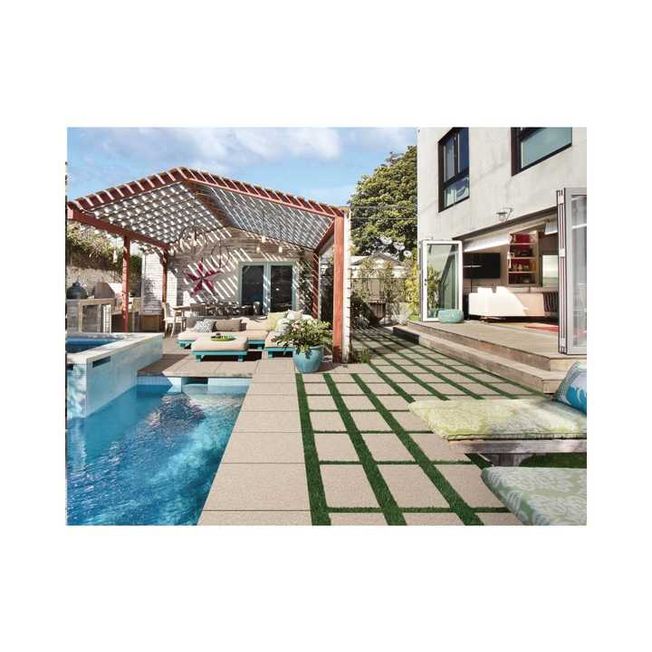 Gạch lát nền sứ cao cấp cho cảnh quan hiện đại và thiết kế sân trong bền bỉ, đá lát tường dày mờ cho ngoại thất - Daisan Store