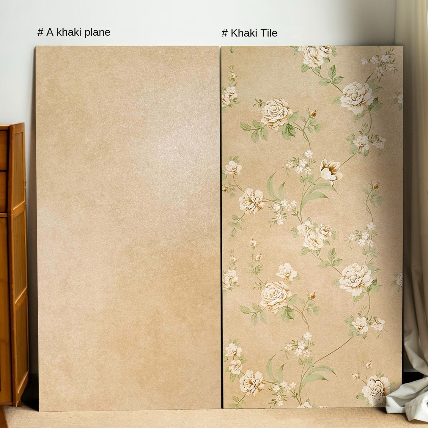 Gạch lát nền tường màu Maillard kiểu Pháp hiện đại chống trơn 400X800 đá vôi Lyme - Daisan Store