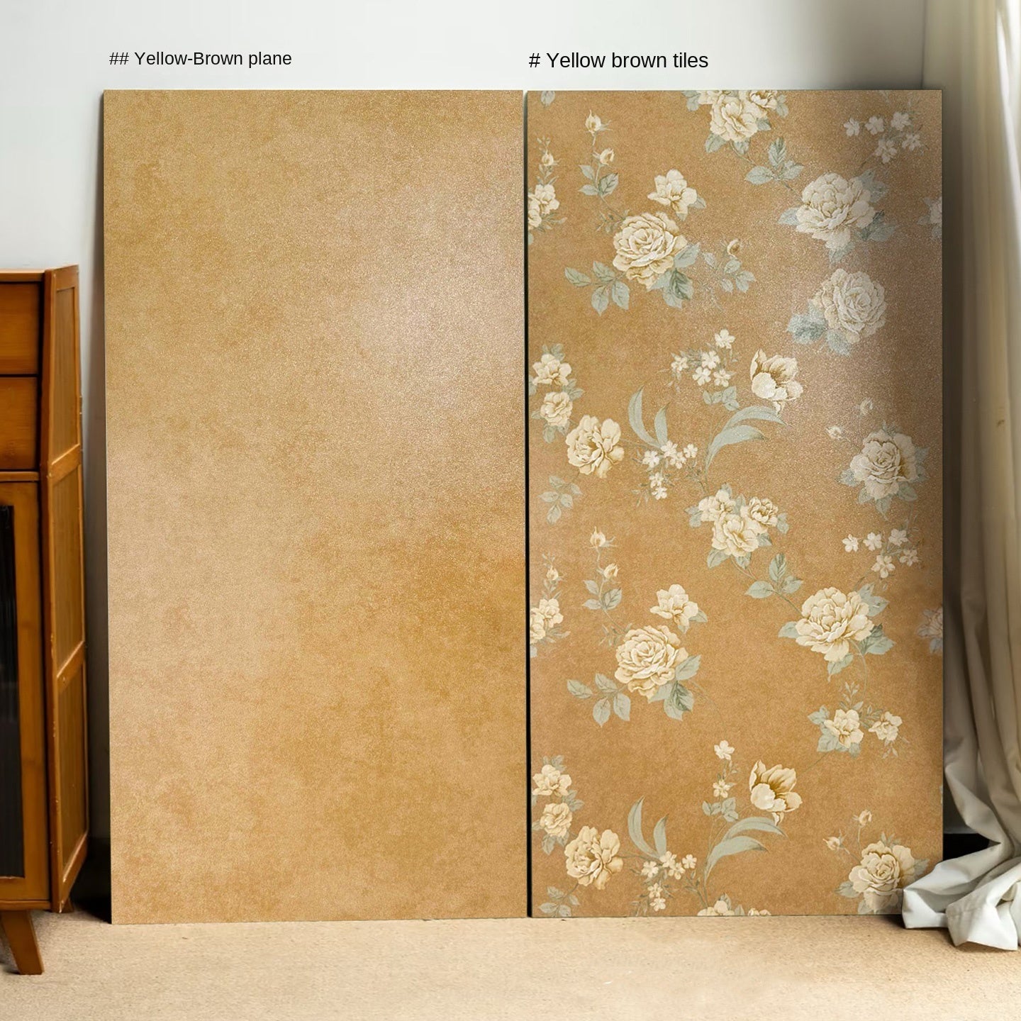 Gạch lát nền tường màu Maillard kiểu Pháp hiện đại chống trơn 400X800 đá vôi Lyme - Daisan Store