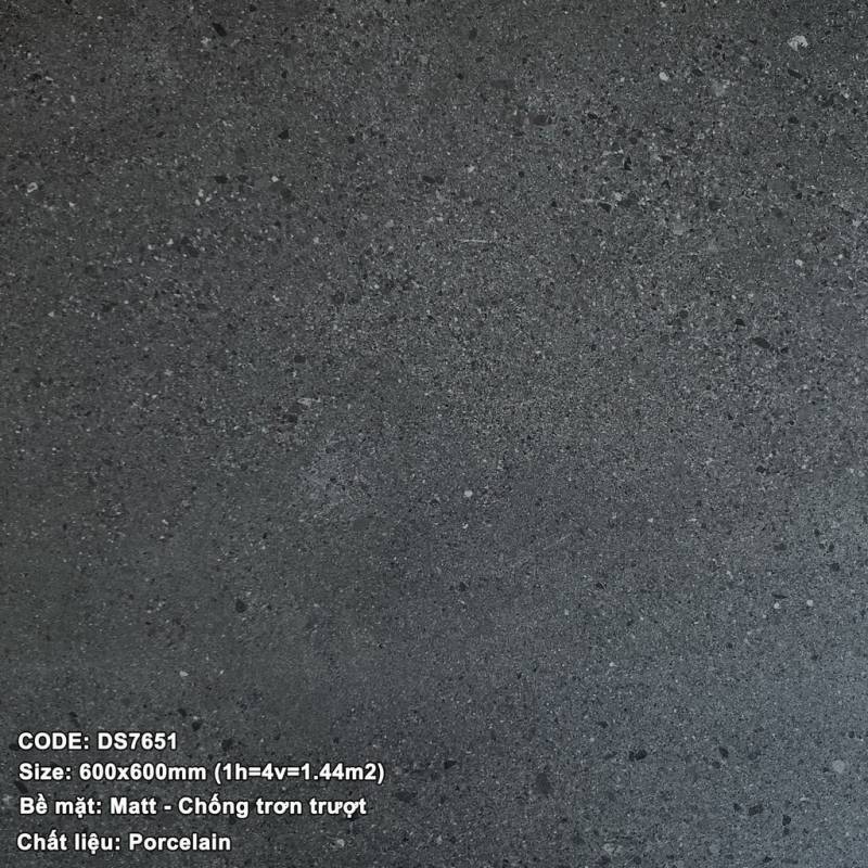 Gạch lát nền vân xi măng KT 600x600mm mã DS7561 - Daisan Store