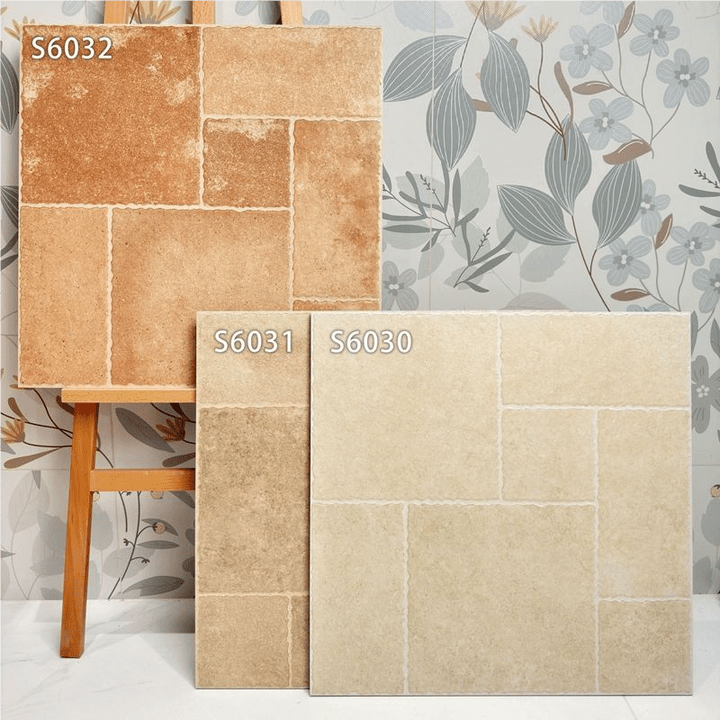 Gạch lát sàn chống trượt sân hiên hiện đại 600x600 bằng đá Lyme cho sân vườn ngoài trời, ban công - Daisan Store