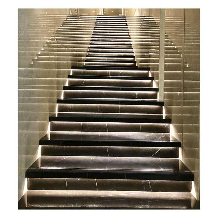 Gạch lát sàn đá cẩm thạch màu nâu sẫm cho cầu thang New St Design Stairs Step - Daisan Store