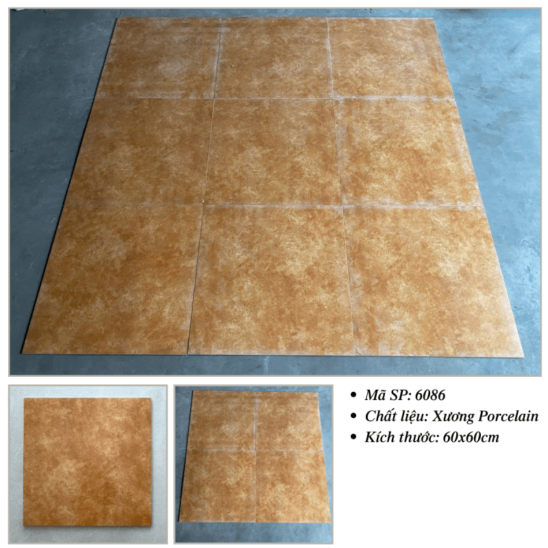 Gạch lát sàn giả cổ 600x600mm 6086 - Daisan Store
