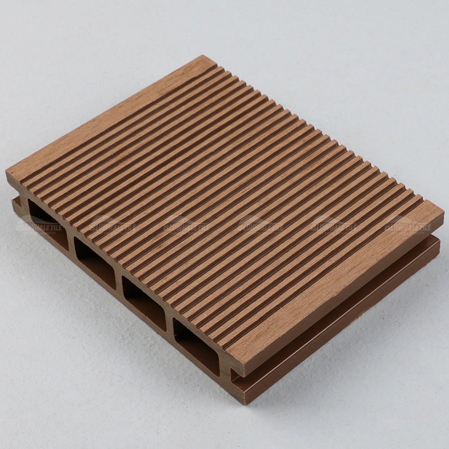 Gạch lát sàn gỗ nhựa composite chống trơn, thân thiện với người đi chân trần, dùng ngoài trời cho bể bơi - Daisan Store