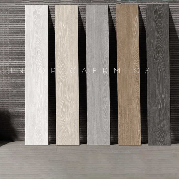 Gạch lát sàn nhà bếp bằng sứ 200x1200MM, bề mặt mờ, chống trượt, gạch lát sàn bằng sứ vân gỗ, gạch lát sàn phòng ngủ - Daisan Store