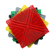 Gạch lát sàn nhà để xe bằng nhựa nhiều màu sắc, dạng mô - đun cứng, sàn nhà để xe bằng nhựa cho xưởng sửa chữa ô tô - Daisan Store