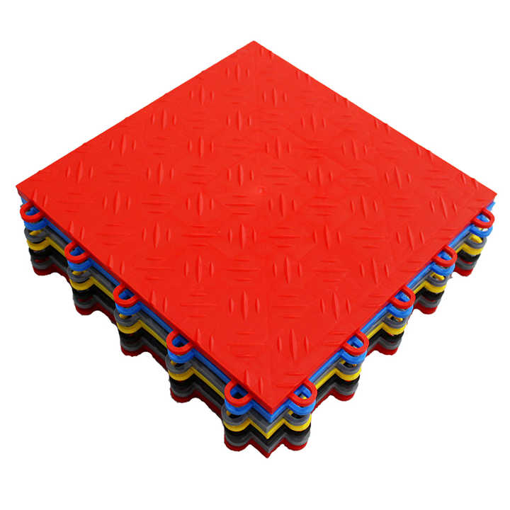 Gạch lát sàn pp liên kết cho nhà để xe bảo dưỡng ô tô, gạch lát sàn nhà để xe bằng nhựa cho xưởng sửa chữa ô tô - Daisan Store