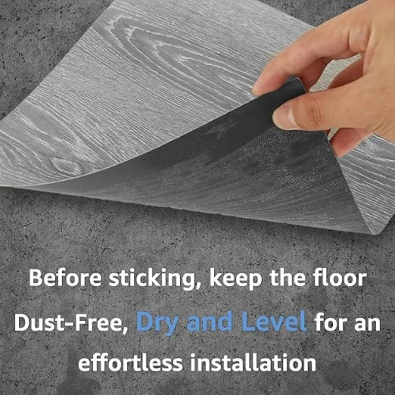 Gạch Lót Sàn Giả Gỗ Dày Dính Chống Thấm Không Trượt - Daisan Store