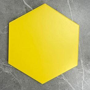 Gạch Lục Giác 230x200x115 Men Mờ Màu Vàng - Daisan Store