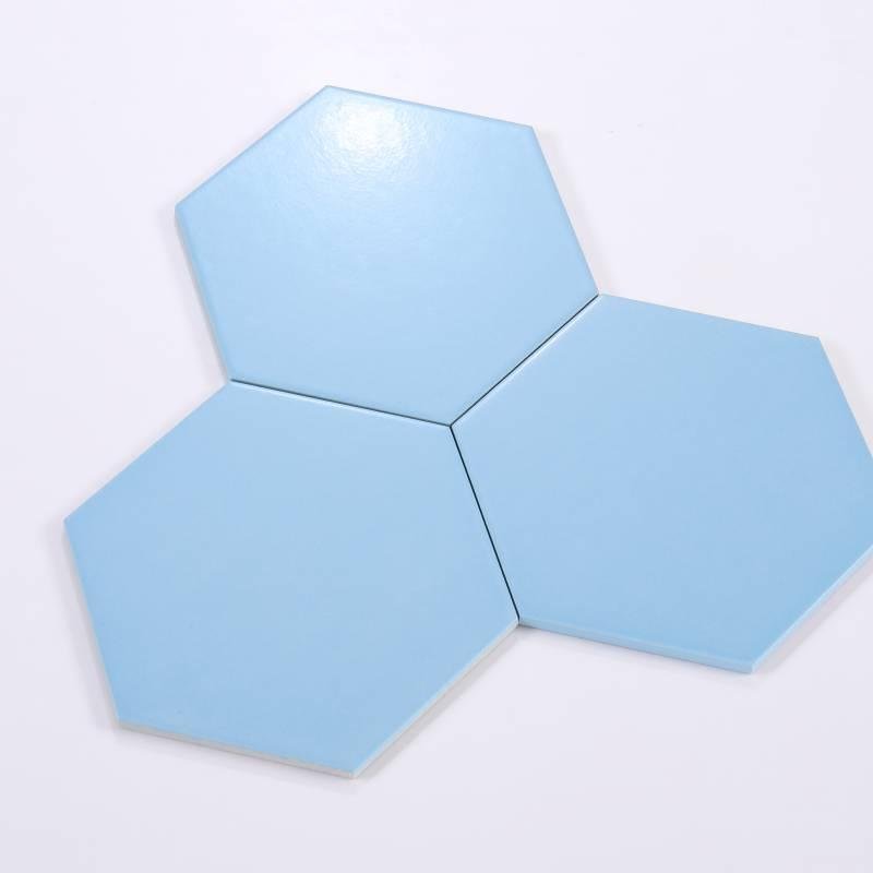 Gạch lục giác xanh nhạt mờ 200x230x115 mm NGL_M23204 - A_MDC - Daisan Store