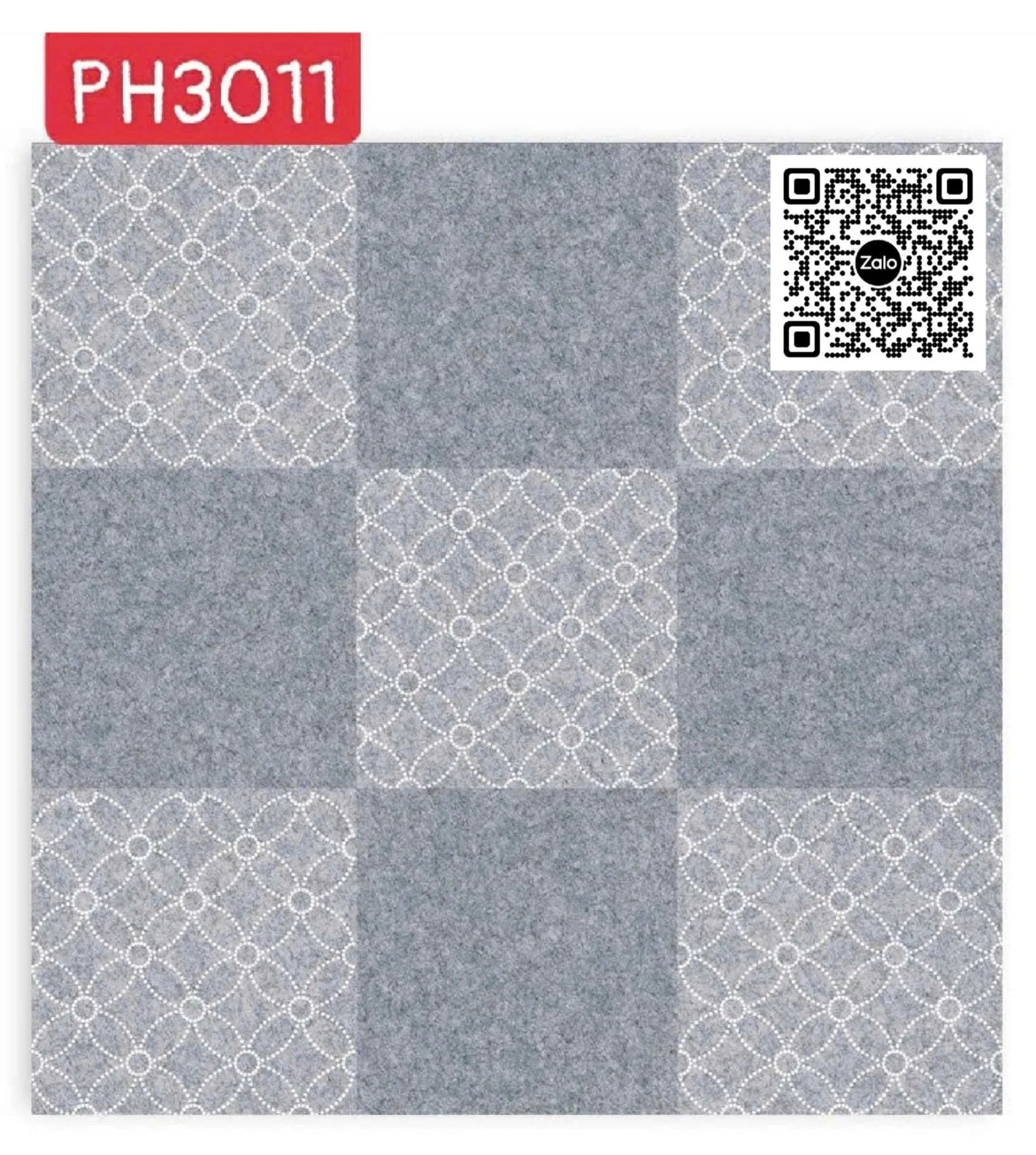 Gạch Men 30x30 Ốp Lát Toilet xám hoa văn 3011 - Daisan Store