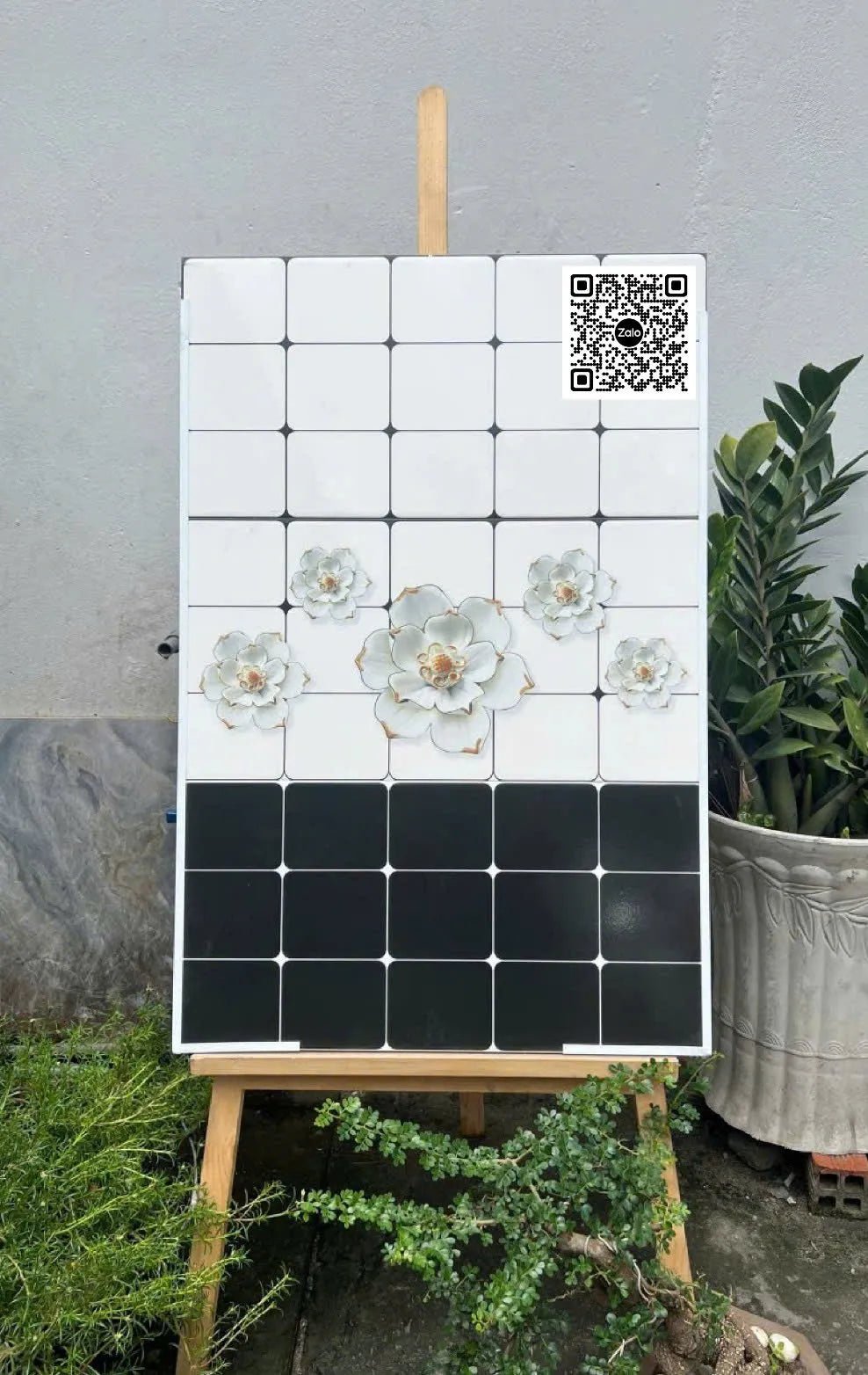 Gạch Men 30x60 Ốp Tường Giá Rẻ đen trắng - Daisan Store