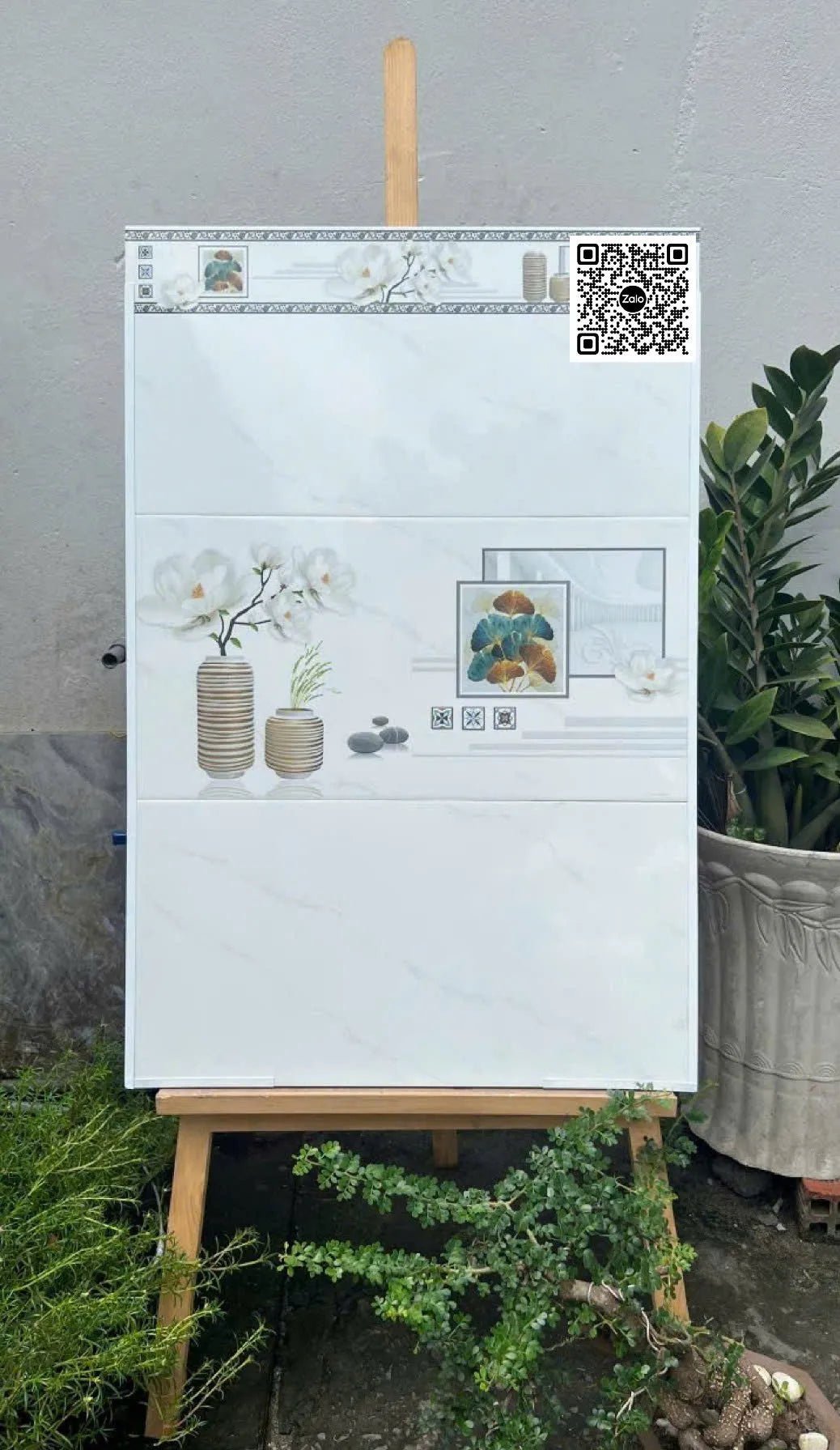 Gạch Men 30x60 Ốp Tường Giá Rẻ trắng vân khói - Daisan Store