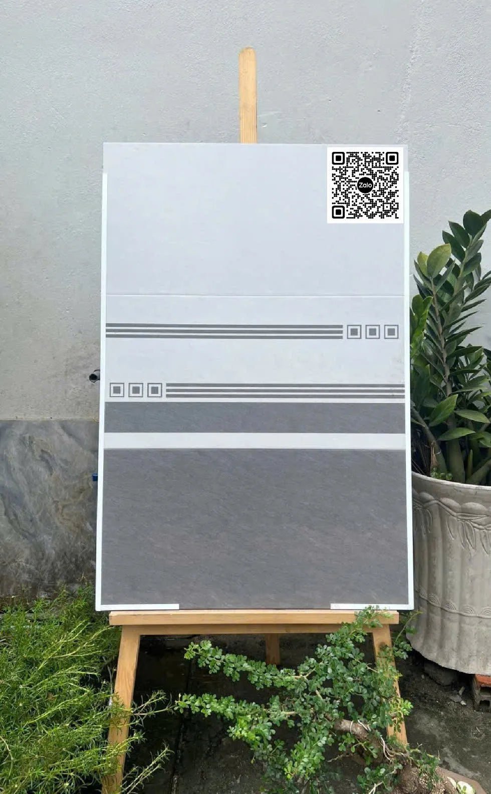 Gạch Men 30x60 Ốp Tường Giá Rẻ xám xi măng - Daisan Store