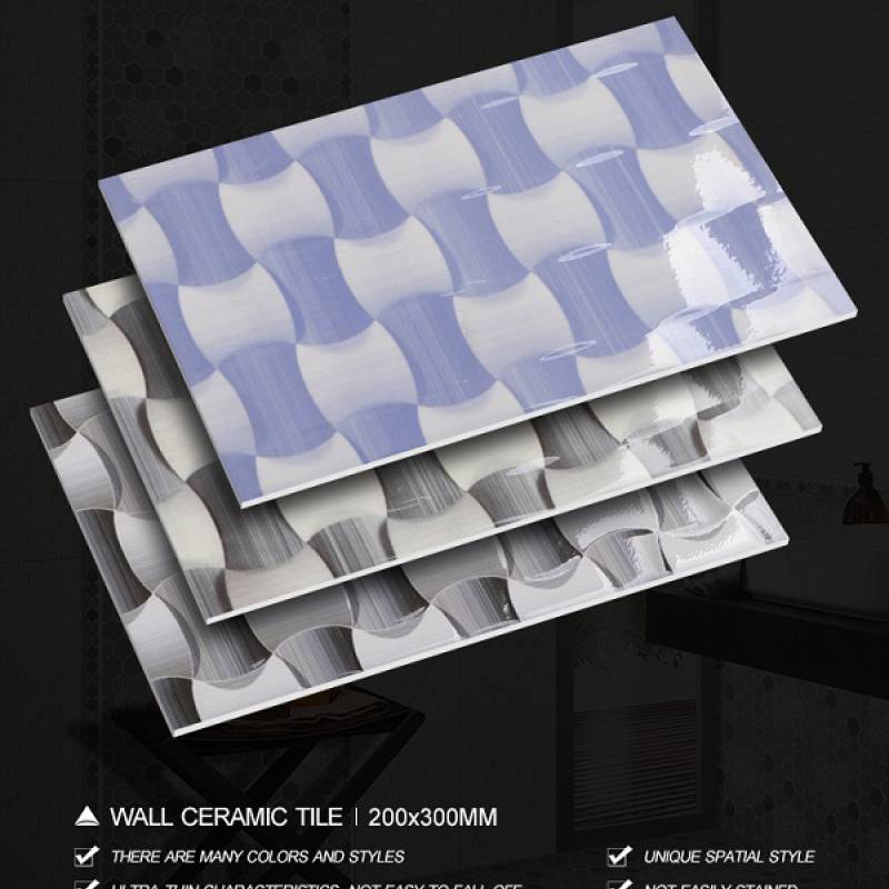 Gạch men 3D ốp tường phòng tắm 200x300mm P323 - Daisan Store