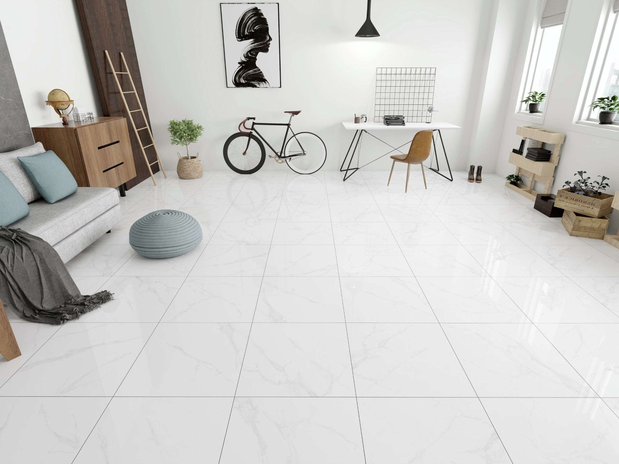 Gạch Men Bóng 600x600 - Mã SMP - 66010 - Daisan Store