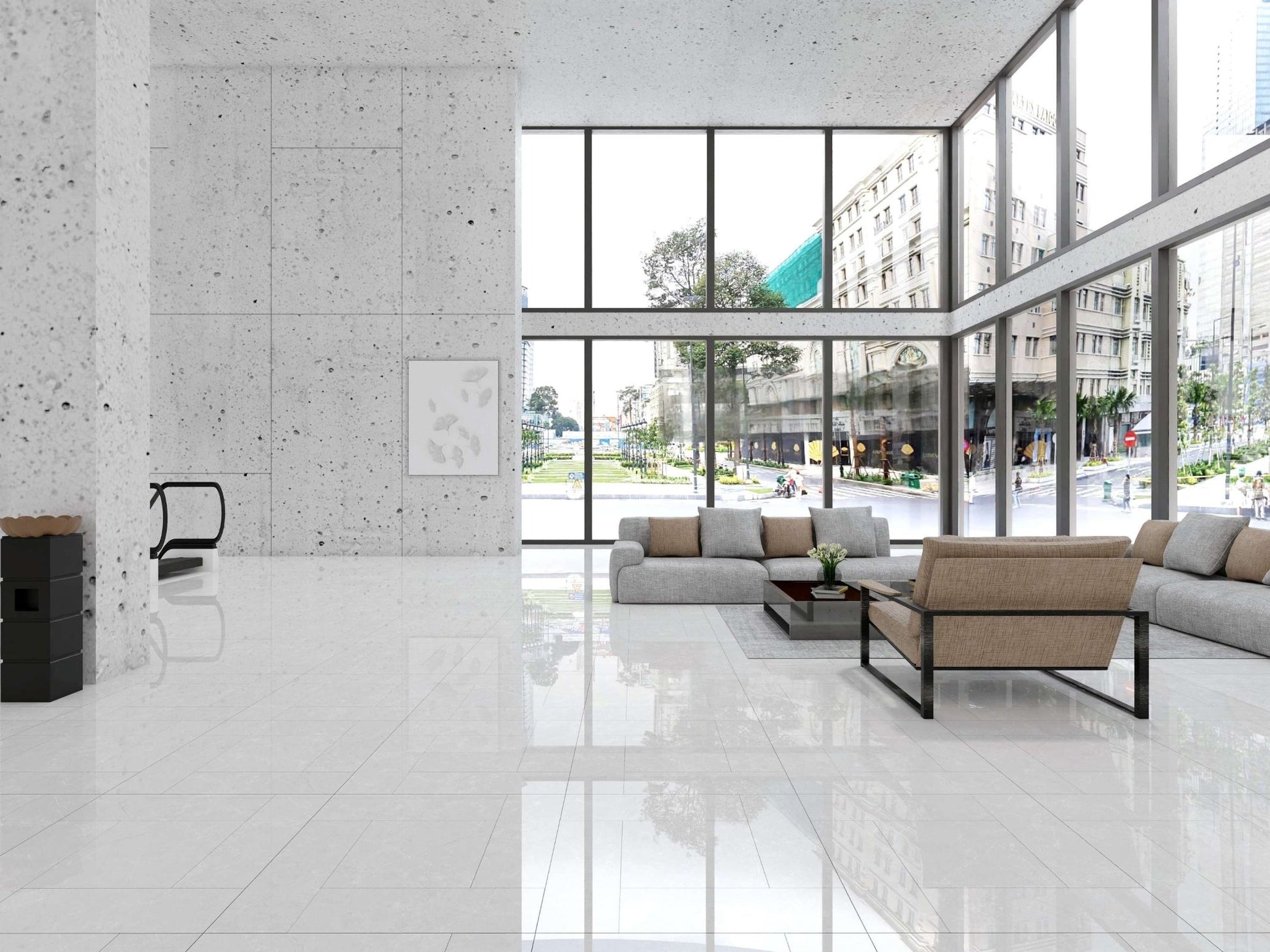 Gạch men bóng 800x800mm mã SMP - 88025 - Daisan Store