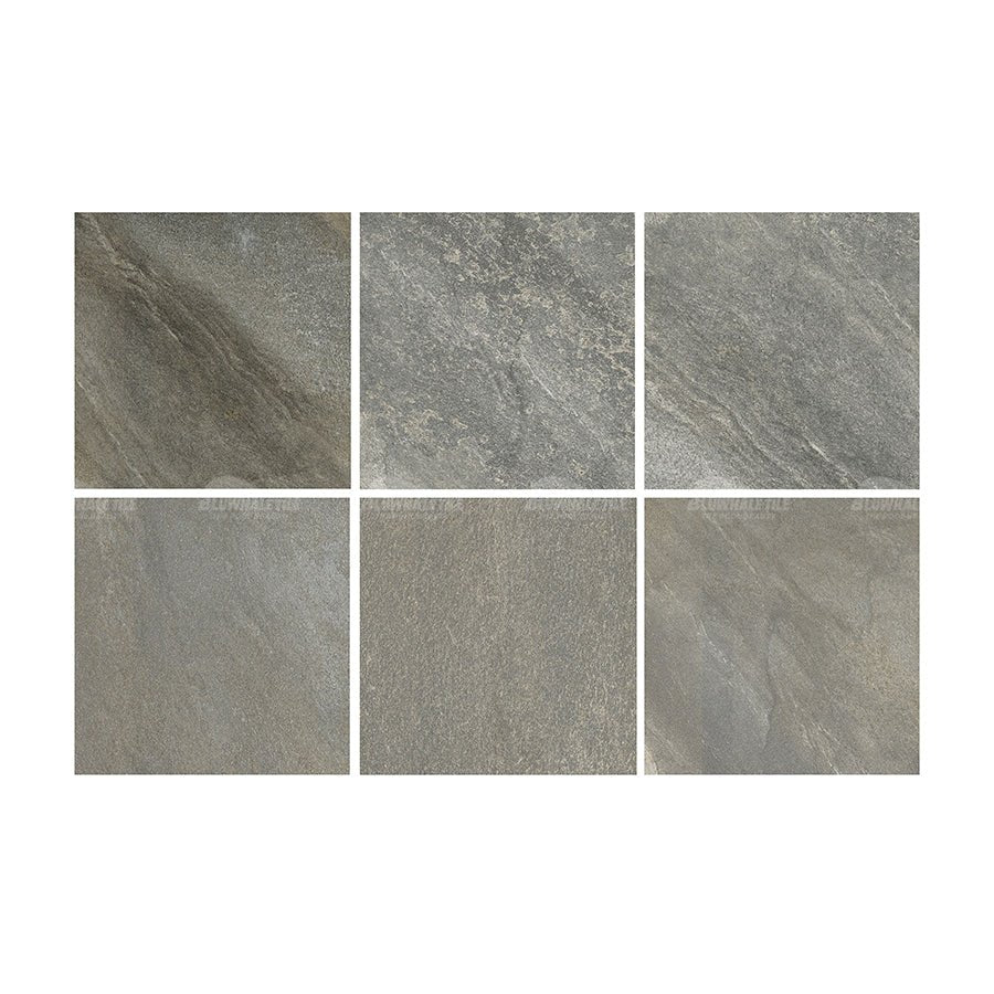 Gạch men mài bóng 600x600 20mm 10mm mờ, gạch sứ 600x1200 đen toàn thân - Daisan Store