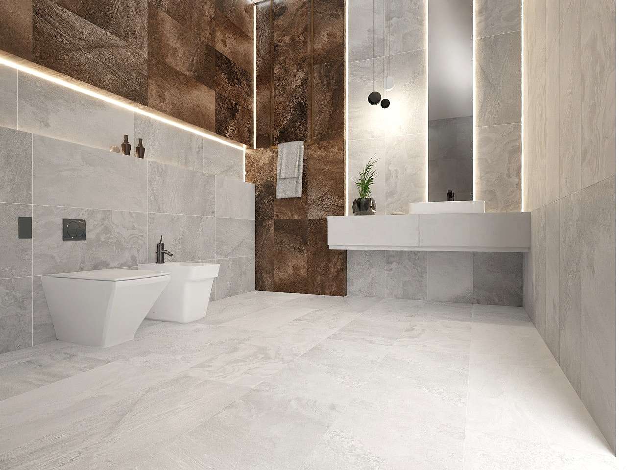 Gạch Men Matt Tinh Thể Nhạt 400x800 Mã C48CD702 - Daisan Store