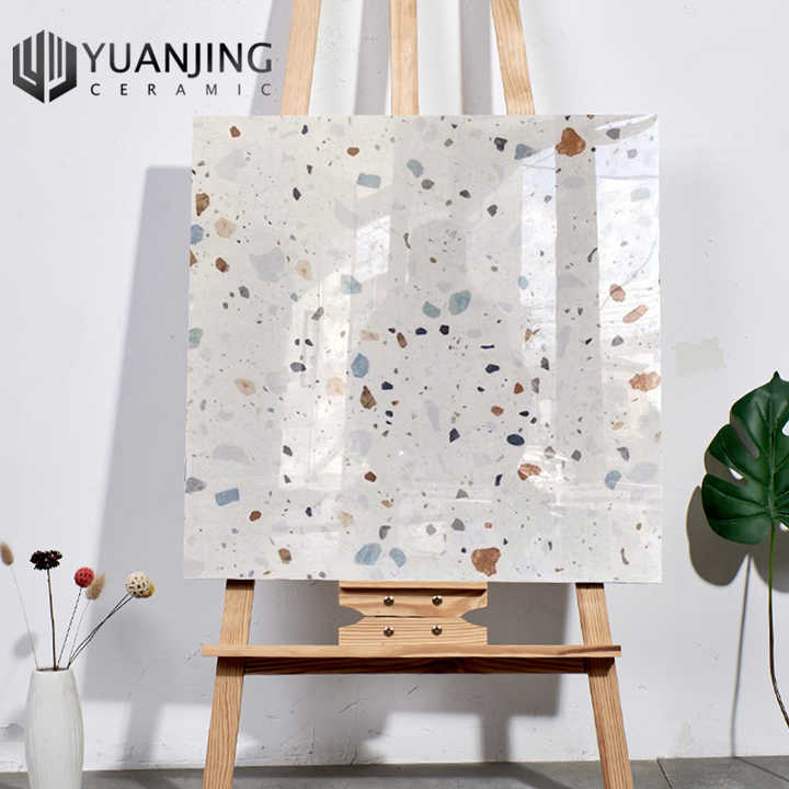 Gạch men màu sắc bóng Terrazzo gạch cũ 600x600mm - Daisan Store
