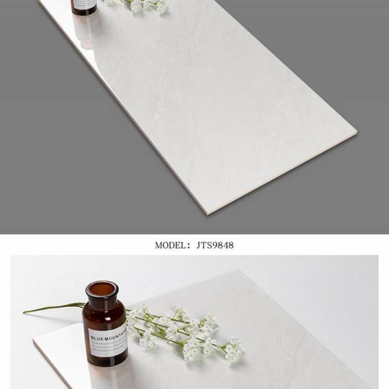 Gạch men ốp tường phòng tắm cao cấp 400x800mm JTS9848 màu trắng - Daisan Store