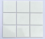 Gạch Mosaic 10x10 Men Bóng Màu Trắng - Daisan Store