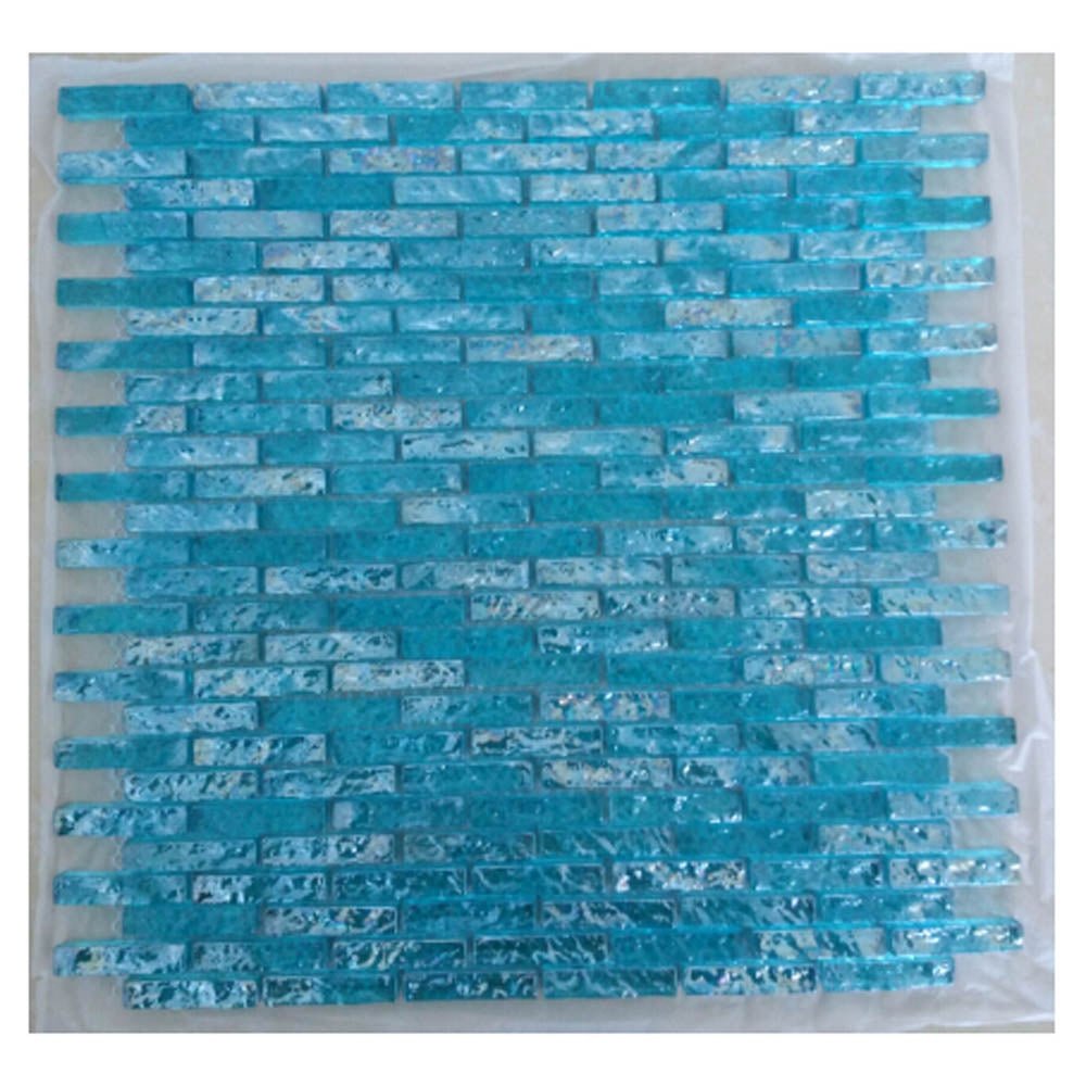Gạch MOSAIC Bể Bơi Kính Pha Lê Xanh Óng Ánh Iridescent Lớp I - Daisan Store