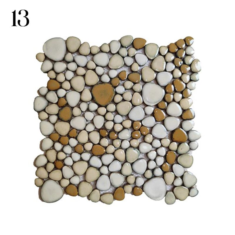 Gach Mosaic Ceramic 30x30cm Xanh Trang KhongTruot Phong Tam - Daisan Store