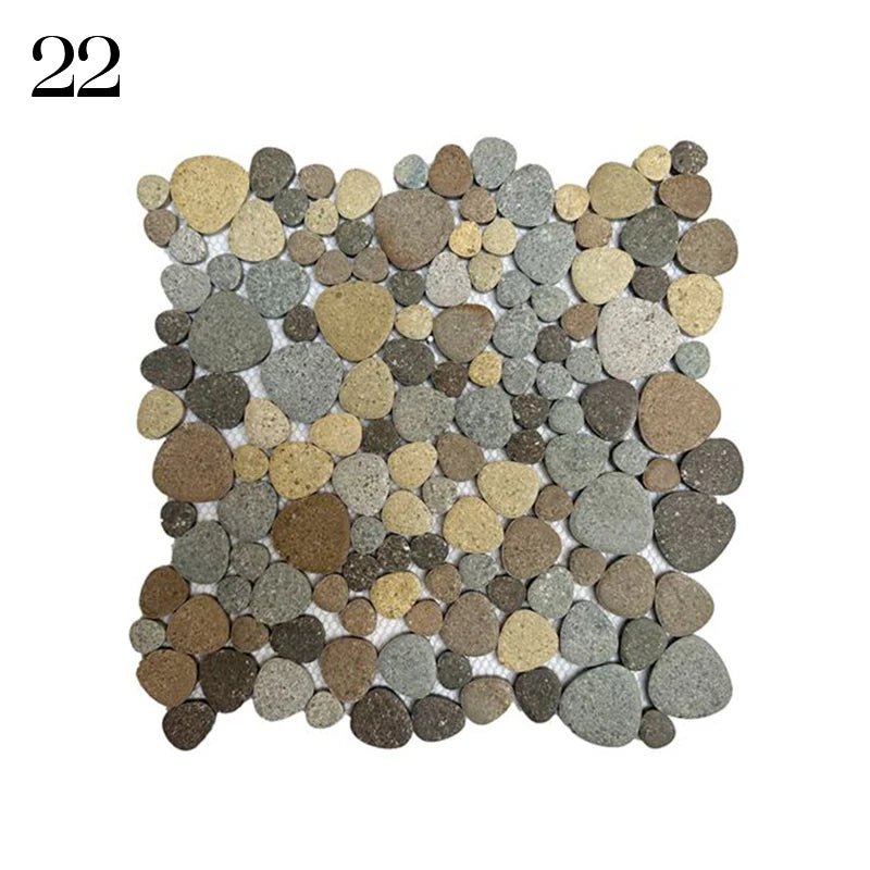 Gach Mosaic Ceramic 30x30cm Xanh Trang KhongTruot Phong Tam - Daisan Store