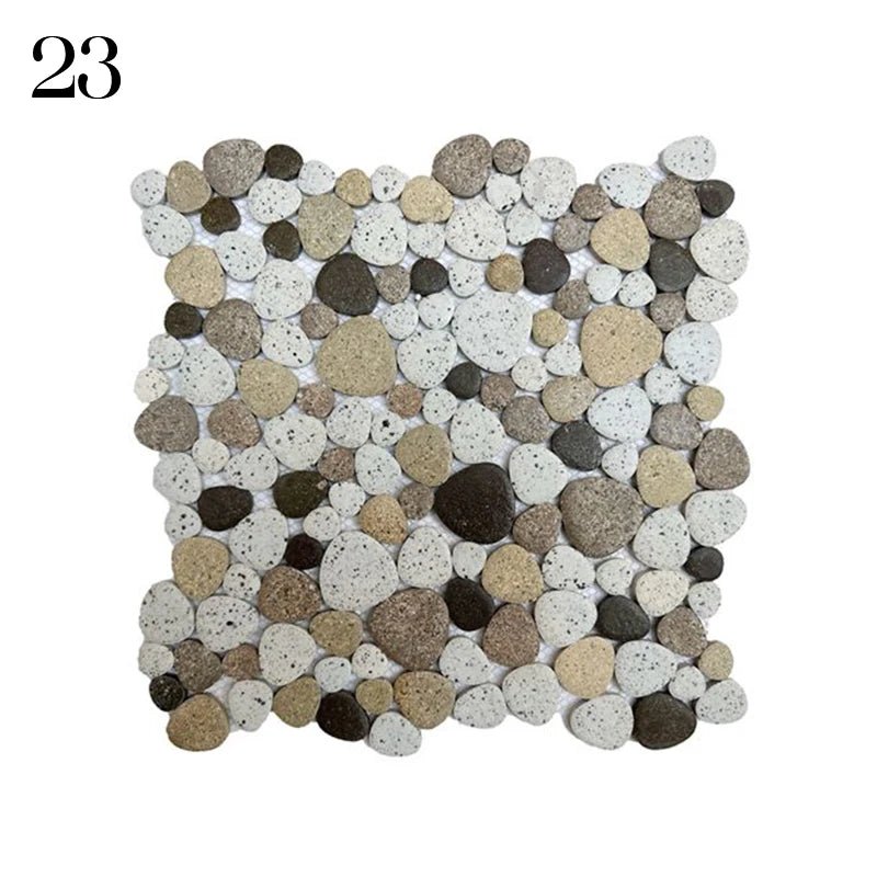 Gach Mosaic Ceramic 30x30cm Xanh Trang KhongTruot Phong Tam - Daisan Store