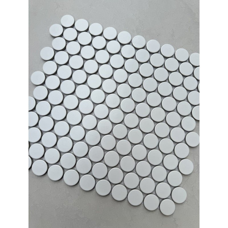 GẠCH MOSAIC CHẤM BI MÀU TRẮNG CB 269 - Daisan Store