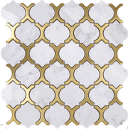 Gạch mosaic đá cẩm thạch tia nước hình đèn lồng đá tự nhiên mosaic đá cẩm thạch cho trang trí khách sạn biệt thự câu lạc bộ trung tâm mua sắm - Daisan Store